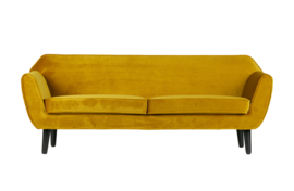 340451-O | Rocco sofa 187 cm - fluweel oker | WOOOD