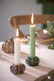 92339-22 | Candle holder pumpkin - green | Ib Laursen - Binnenkort verwacht!