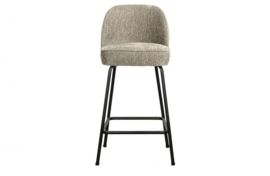 800294-WH | Vogue barstoel 65cm - structure velvet Wheatfield | BePureHome