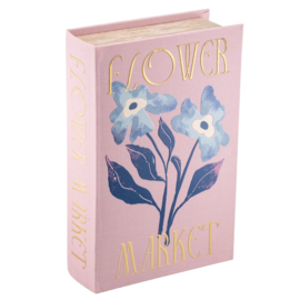 ZB0742 | Opbergboek koffietafel market 27x18cm | HomeBound by KY