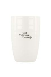 Mok L mama's momentje - wit | Zusss