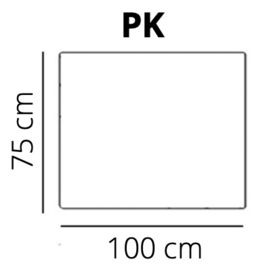 Hocker klein (PK) - Kreta 100x75 cm | Het Anker