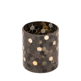 736349 | Calep tealight mosaic M - dark green | PTMD