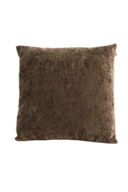 6887083 | Kussen 45x45 cm ALESSA - donkerbruin | Light & Living