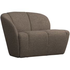 377518-BM/377469-BM | Mojo 2-zits bankje (links of rechts) - boucle bruin melange| WOOOD