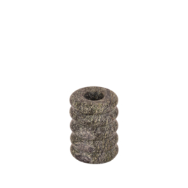 734809 | Bazil marble canlde holder S - moss green | PTMD