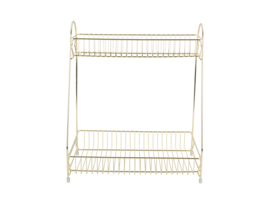 PT3844GD | Kitchen rack Tidy - gold | Present Time 