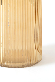 5796281 | Vaas deco Ø15x39,5 cm FARENZO - amber | Light & Living