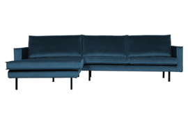 800905-45 | Rodeo chaise longue links - velvet blue | BePureHome