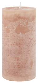 4177-64 | Rustic candle - desert rose Ø:7 H:14 | Ib Laursen