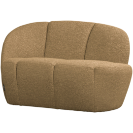 377518-GM/377469-GM | Mojo 2-zits bankje (links of rechts) - boucle geel/bruin melange| WOOOD