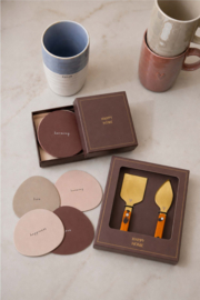 Set kaasmesjes happy home - goud | Zusss