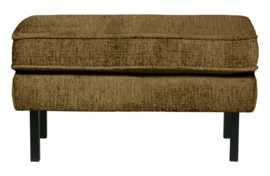 800897- BR | Rodeo hocker op poten - Structure velvet brass | BePureHome