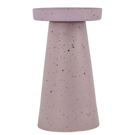 HB7602 | Metalen kaarsenstandaard hoog - lila dots | HomeBound by KY