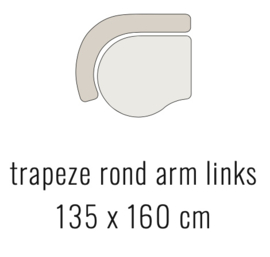Trapeze rond arm links - SOOF 135x160 cm | Sevn