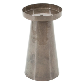 HB6071 | Metalen kaarsenstandaard hoog - pink stone | HomeBound by KY