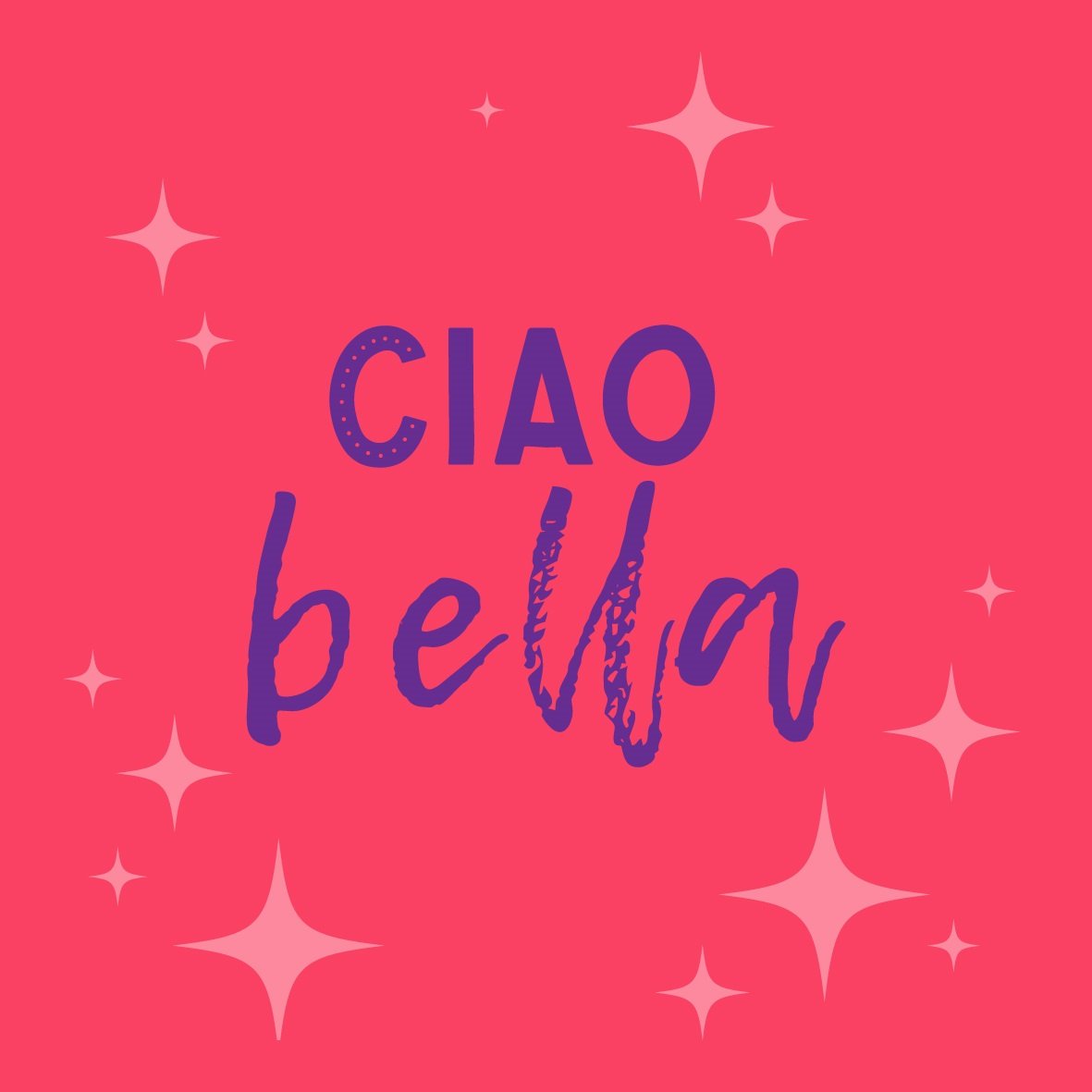 TE3064 | Tegeltje ciao bella | HomeBound by KY