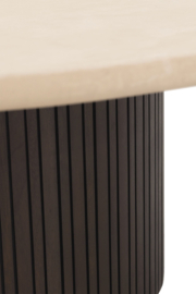 MR 365503 | Salontafel Maroon rond  | DTP Home