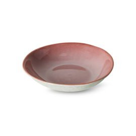 KST0301 | 70s ceramics: curry bowls, lotus (set of 2) | HKliving - Eind oktober verwacht!