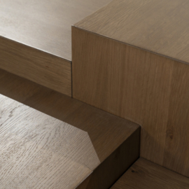 96389 | Salontafel Quinten rechthoek - bruin | Eleonora