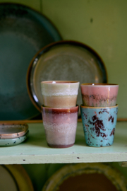 KST0156 | 70s ceramics: ristretto mugs, futurism (set of 4) | HKliving
