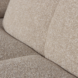 377465-EM | Mojo chaise longue bank rechts - bouclé beige melange | WOOOD