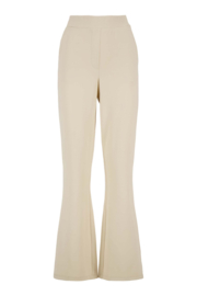 Scuba stretch broek recht model - off white | Zusss