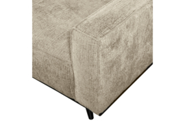 377088-WH | Statement 3-zits bank 230 cm - structure velvet wheatfield | BePureHome