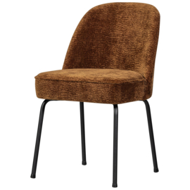 800816-MB | Vogue eetkamerstoel - 3D Chenille midden bruin | BePureHome