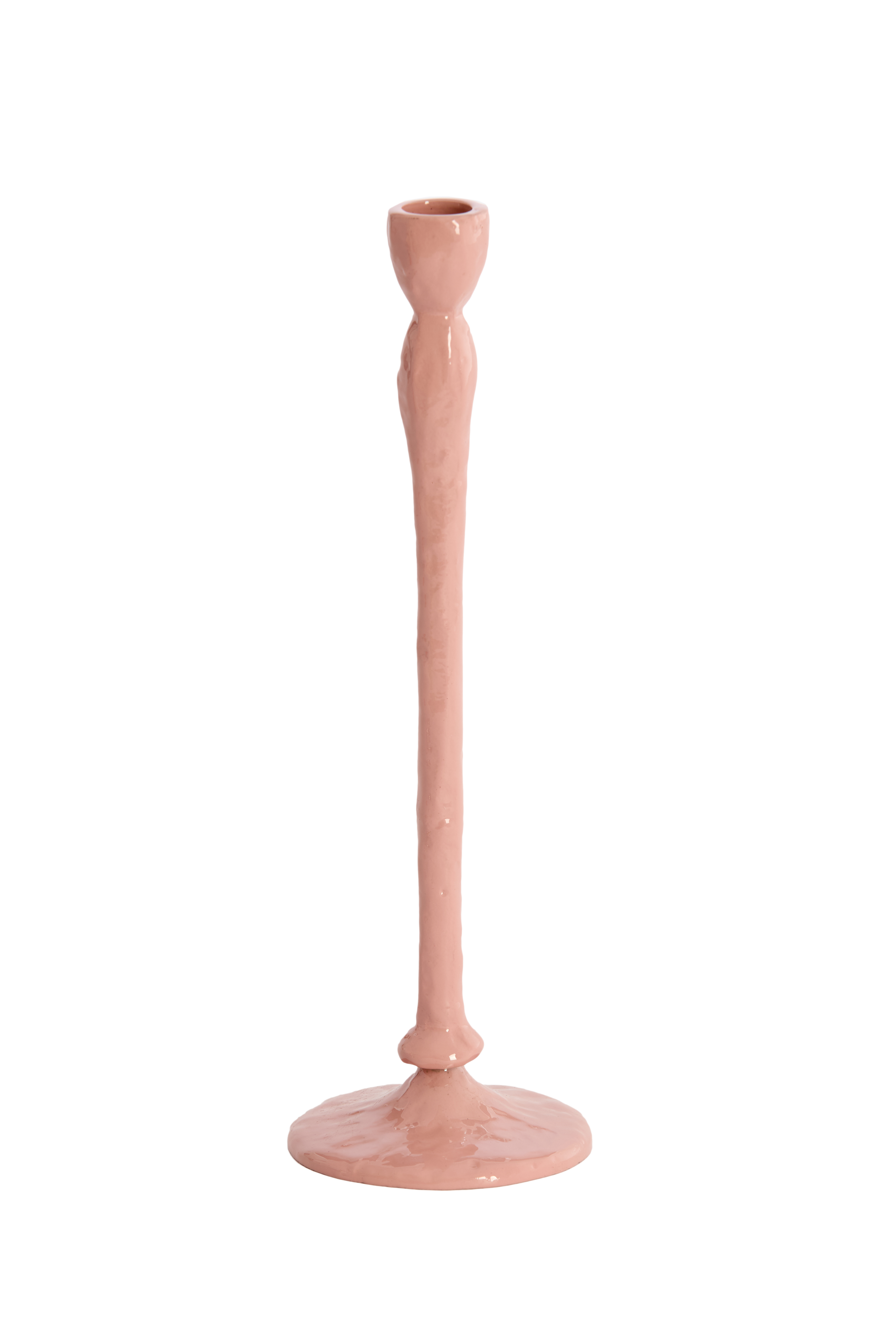 6080295 | Kandelaar Ø10x31 cm ASOLO - roze | Light & Living