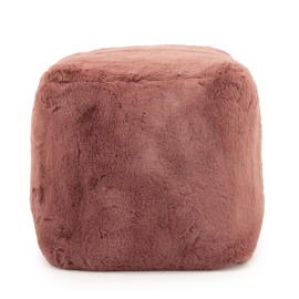 240204 | Pouf Mosa - burgundy | By-Boo