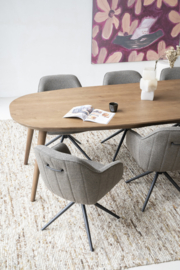 96217 | Eettafel Elijah bruin - 300x100 | Eleonora