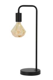 1818112 | Tafellamp 20x15x50 cm CODY mat zwart incl lamp | Light & Living - MAGAZIJNOPRUIMING