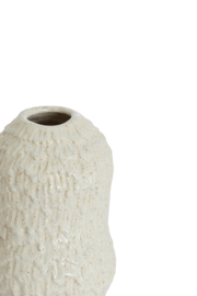 5748543 | Vaas deco Ø13,5x20,5 cm ASOLA - crème | Light & Living