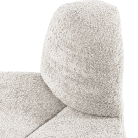 377901- WE | Mojo eetbank hoek rond rugleuning - wollig ecru | WOOOD