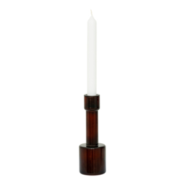 107701 | UNC candle holder Lyla A - rustic brown | Urban Nature Culture