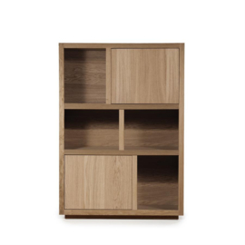 96272 | Kabinet Helsinki 120x170cm 2-drs. - lichtbruin | Eleonora