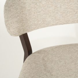 96297 | Fauteuil Mikky - bruin/taupe | Eleonora