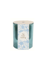 Geurkaars in glas lieveling S  - blauw | Zusss