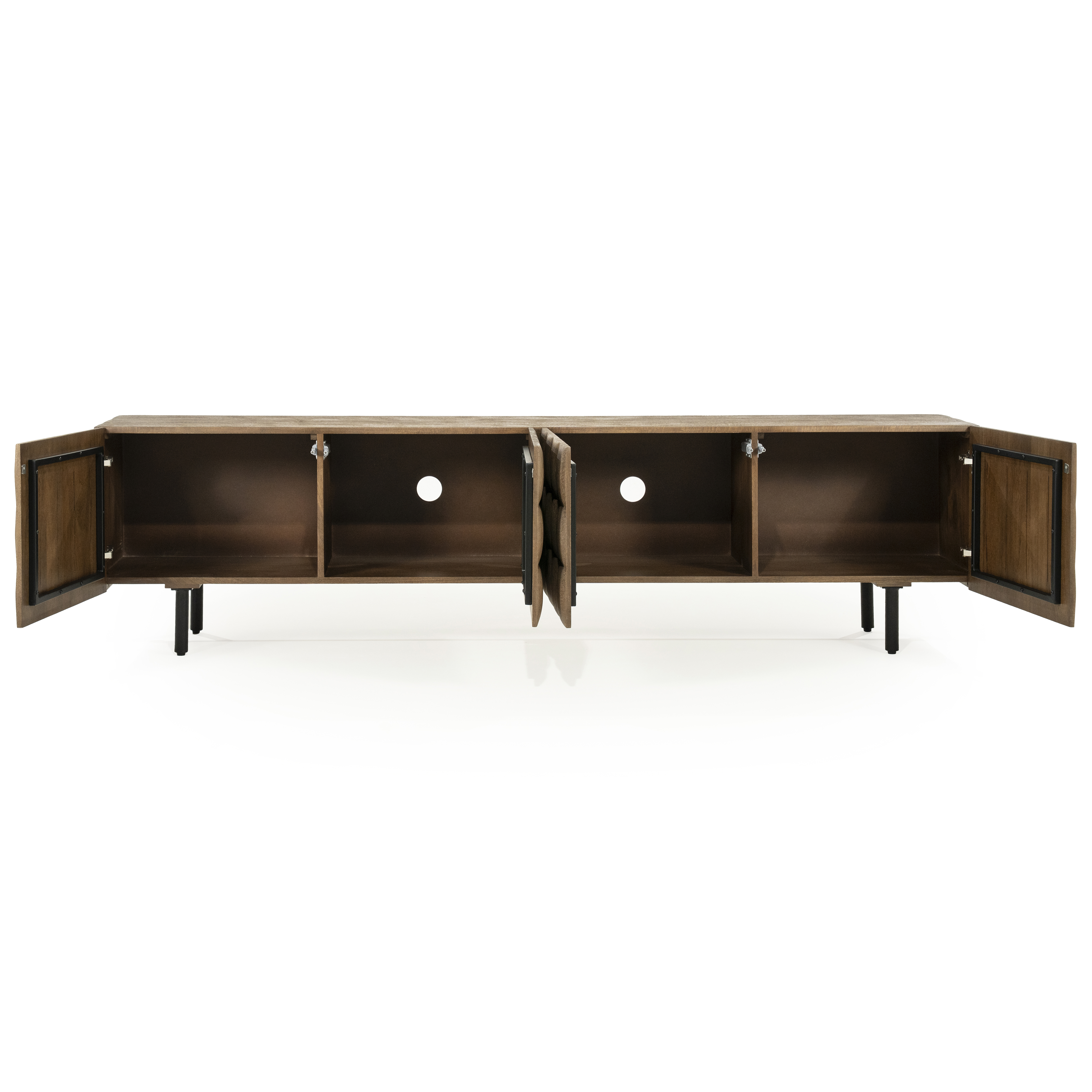 96370 | TV meubel Felix 4-drs. - bruin 214 | Eleonora