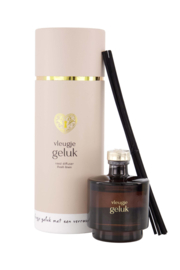 Geurstokjes in koker vleugje geluk - zand/wit/goud  | Zusss - Binnenkort verwacht!