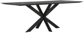 BT 530634 | Timeless Black eettafel Curves 210 cm | DTP Home