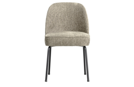 800816-WH | Vogue eetkamerstoel - structure velvet wheatfield | BePureHome