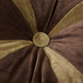 TCU0014 | Velvet brown cushion (50x30cm) | HKliving 