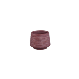 735677 | Sailas pot carved lines XXS - red | PTMD - Binnenkort verwacht!