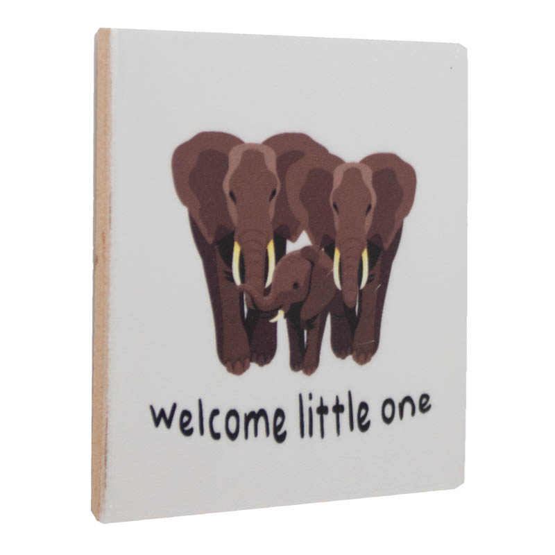 TE2897 | Tegeltje welcome little one | HomeBound by KY