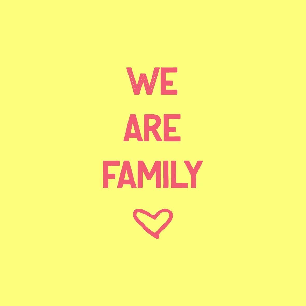 TE3057 | Tegeltje we are family | HomeBound by KY