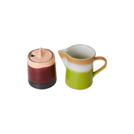 ACE7279 | 70s ceramics: milk jug & sugar pot, Foreland | HKliving 