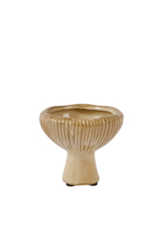 6089182 | Kandelaar Ø9,5x8 cm GYLANO - lichtbruin | Light & Living