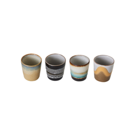 ACE7253 | 70s ceramics: egg cups, granite (set of 4) | HKliving